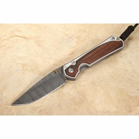 Chris Reeve Small Sebenza 31 Macassar Ebony and Ladder Damascus #5