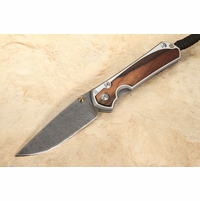 Chris Reeve Small Sebenza 31 Macassar Ebony and Ladder Damascus #7
