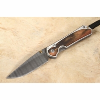 Chris Reeve Small Sebenza 31 Macassar Ebony and Ladder Damascus #8