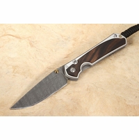 Chris Reeve Small Sebenza 31 Macassar Ebony and Ladder Damascus #9