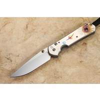 Chris Reeve Small Sebenza 31 Unique Graphic - Solar System - Citrine Inlay