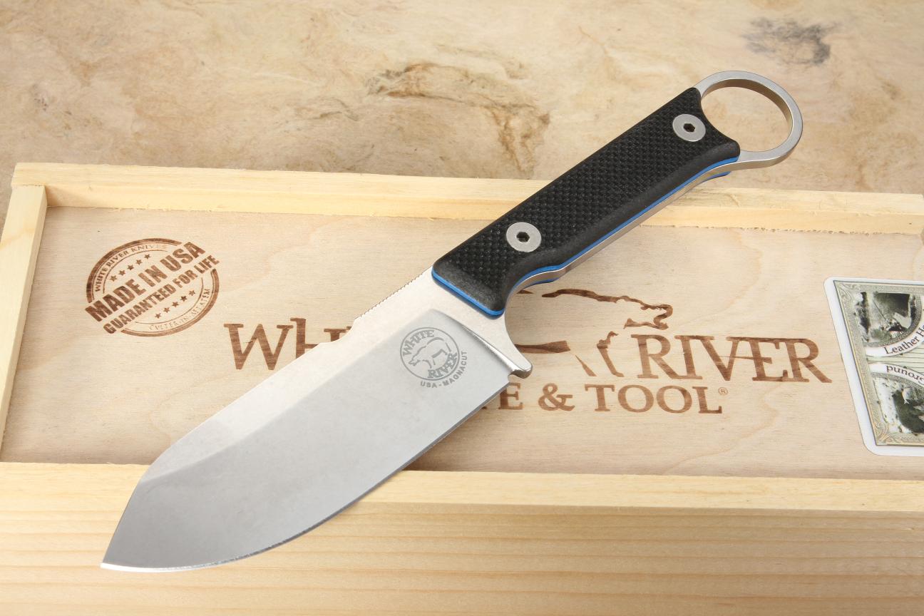 Exclusive MagnaCut White River Firecraft FC 3.5" Pro Black and Blue G