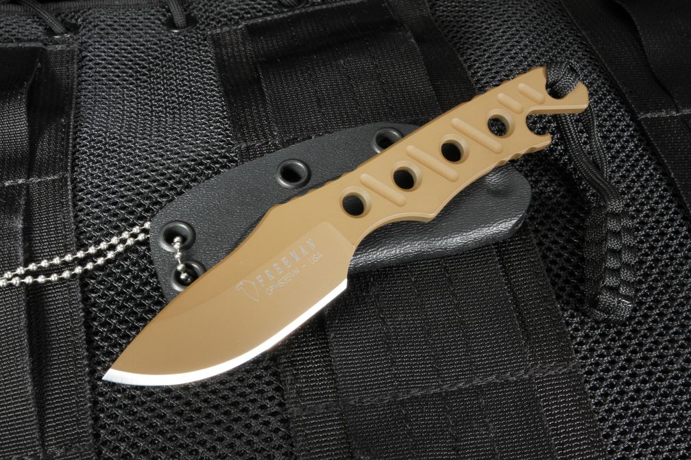 Freeman Knives 451 Neck Knife Patriot Brown Best Price