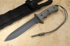Chris Reeve Green Beret 7" - Non Serrated - Black Cerakote - MagnaCut (ONE PER HOUSEHOLD)