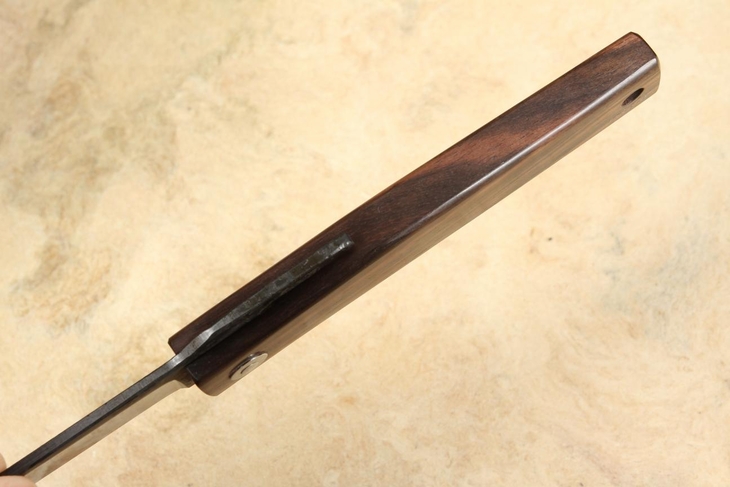 Hiroaki Ohta FK7 Ebony Wood Friction Folder - Higonokami Style