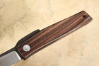 Hiroaki Ohta FK7 Ebony Wood Friction Folder - Higonokami Style