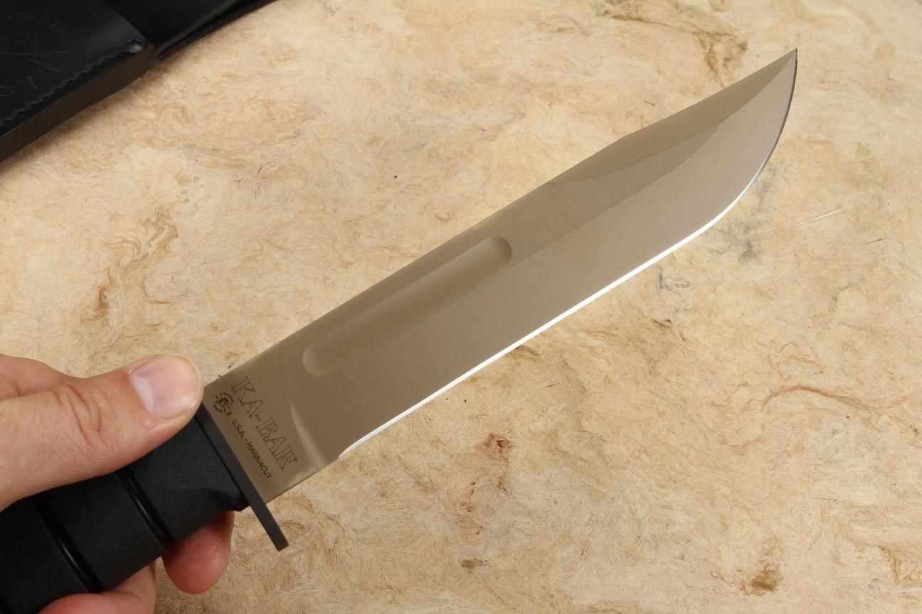 Spartan KABAR Black Leather Sheath FDE MagnaCut Blade + Free Shipping