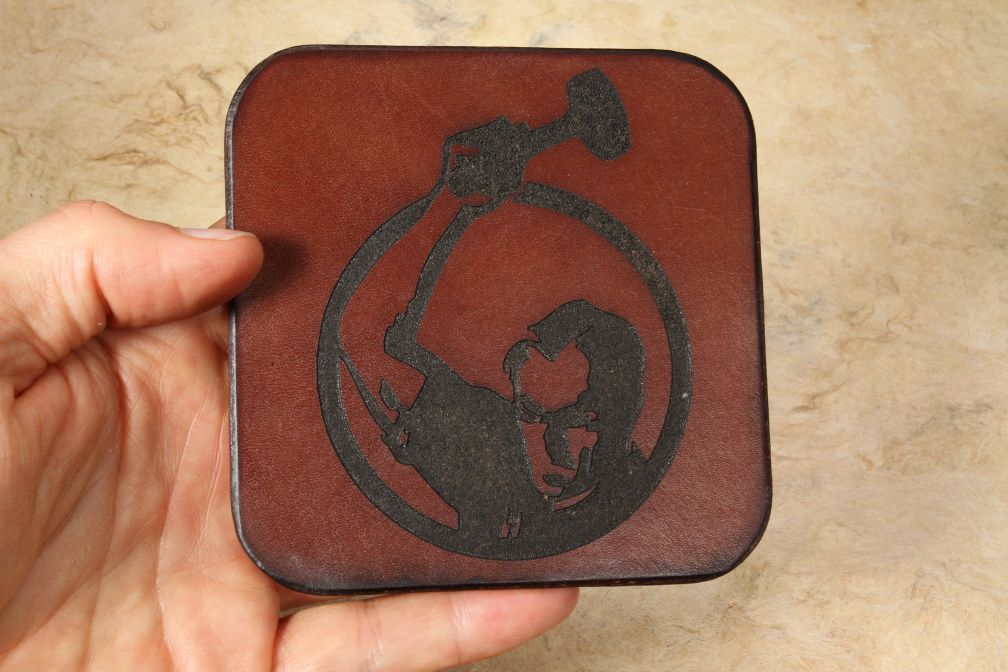 Leather Coaster Set