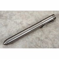 Matthew Martin Tactical Pen - Titanium with Cap