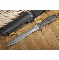 RMJ Jungle Dagger - Black G10 Tactical Fixed Blade