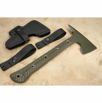 RMJ Tactical Jenny Wren Spike Tomahawk - OD Green - Dirty Olive