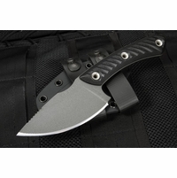 RMJ Tactical Nomad - Black - Fixed Blade