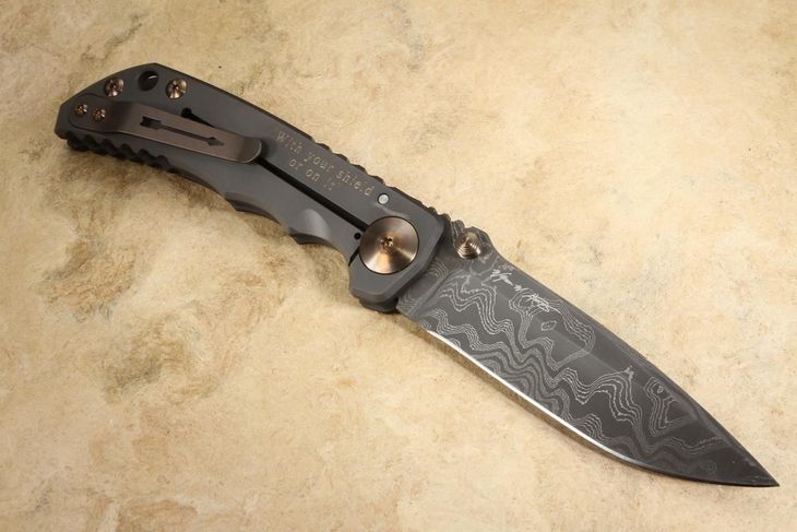 Sparan Harsey Folder - Gold Shield Special Edition - Damascus