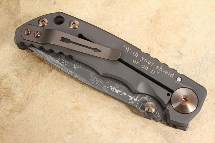 Sparan Harsey Folder - Gold Shield Special Edition - Damascus