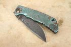 Spartan Harsey Folder - Plague Doctor Green - Damascus