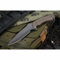 Spartan Blades Ares Black & Green Micarta - S35VN