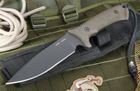 Spartan Harsey Difensa Black Blade Green Handle