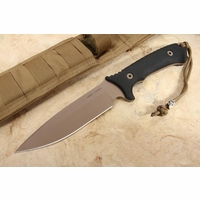 Spartan Blades Difensa FDE / Black - Tan Nylon - MagnaCut