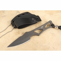 Spartan Blades Enyo - Black - Neck Knife Fixed Blade - CPM MagnaCut