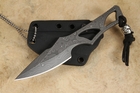 Spartan Blades Exclusive Enyo Fixed Blade with Stainless Raindrop Damascus