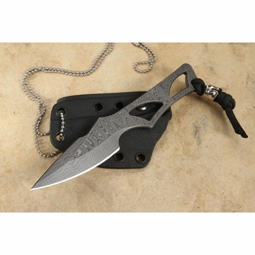 Spartan Blades Exclusive Enyo Fixed Blade with Stainless Ladder Damascus