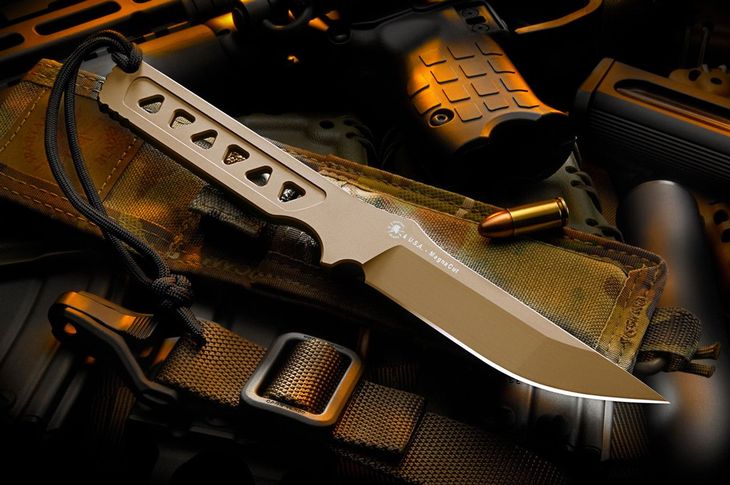 Spartan Blades Formido - FDE Blade & Tan Kydex Sheath - MagnaCut