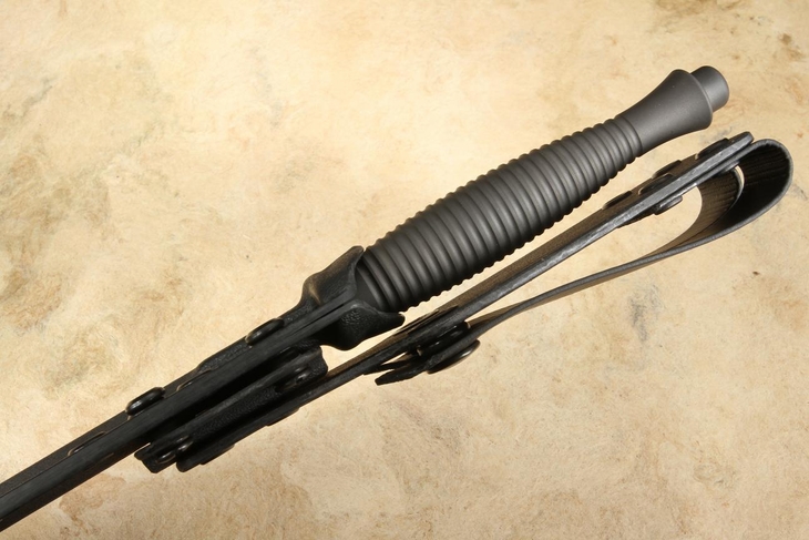 Spartan Blades Ronin F/S Dagger - Black Handle - Black MagnaCut Blade - Black Kydex