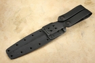 Spartan Blades Ronin F/S Dagger - Black Handle - Black MagnaCut Blade - Black Kydex