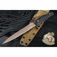 Spartan Blades Les George V14 Dagger - Flat Dark Earth and Black