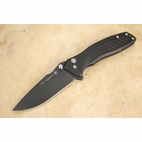 Spartan Blades Pallas Black Out Flipper Folding Knife - MagnaCut