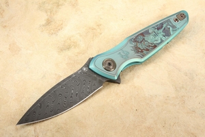 Spartan Blades Pandia Flipper -  Ronin Five Rings - Damascus
