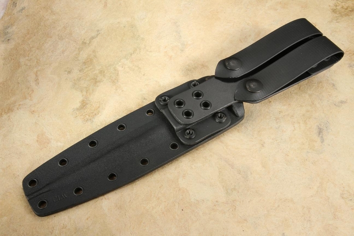 Spartan Blades Ronin F/S Dagger - Satin Handle - Satin MagnaCut Blade - Black Kydex