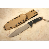Spartan Blades Ronin Shinto - FDE Blade, Black Handle, Tan Kydex - MagnaCut