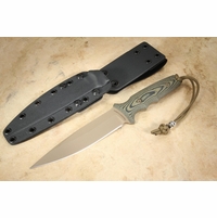 Spartan Harsey Clandestina - FDE Blade / Camo Handle - Kydex Sheath