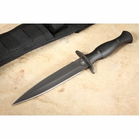 Spartan Harsey Dagger - Black Blade / Black Handle - MagnaCut