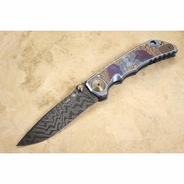 Spartan Harsey Folder - Angel - Chad Nichols Damascus
