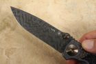 Spartan Harsey Folder - Angel - Chad Nichols Damascus