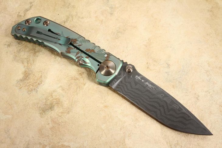 Spartan Harsey Folder - God and Country - Damascus