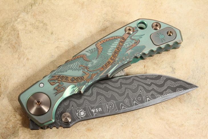 Spartan Harsey Folder - God and Country - Damascus