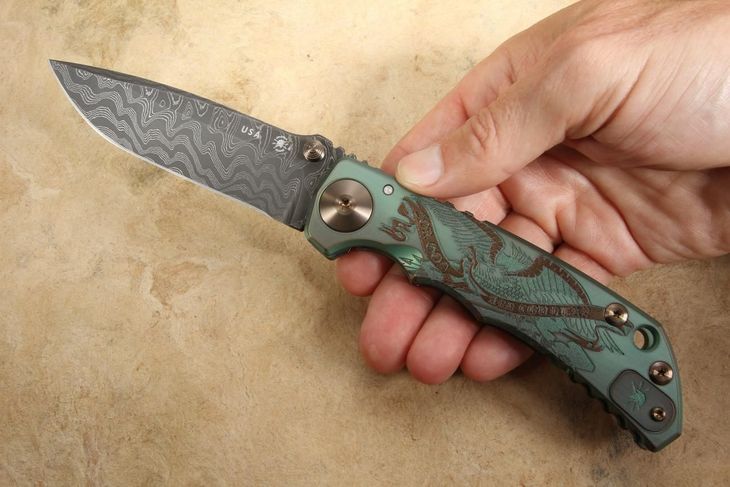 Spartan Harsey Folder - God and Country - Damascus