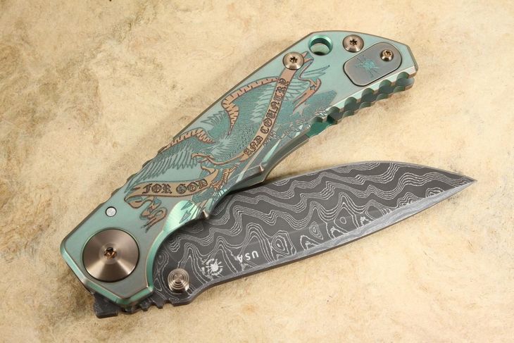 Spartan Harsey Folder - God and Country - Damascus