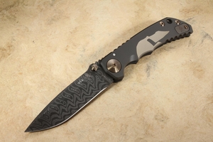 Spartan Harsey Folder - Gold Helmet - Damascus