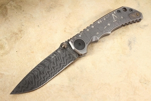 Spartan Harsey Folder - Spartan Battle - Damascus Steel