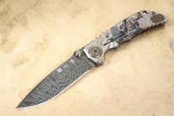 Spartan Harsey Folder - Special Edition Ronin Long Gunner and Damascus