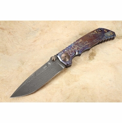 Spartan Harsey Folder Storm Watch with Damascus | KnifeArt