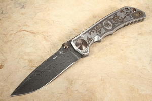 Spartan Harsey Folding Knife - Flourishes Special Edition - Damascus