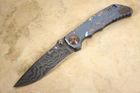 Spartan Harsey Folding Knife -Spartan Babe - Damascus