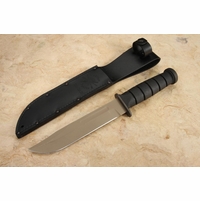 Spartan KA-BAR - Black Leather Sheath - FDE MagnaCut Blade