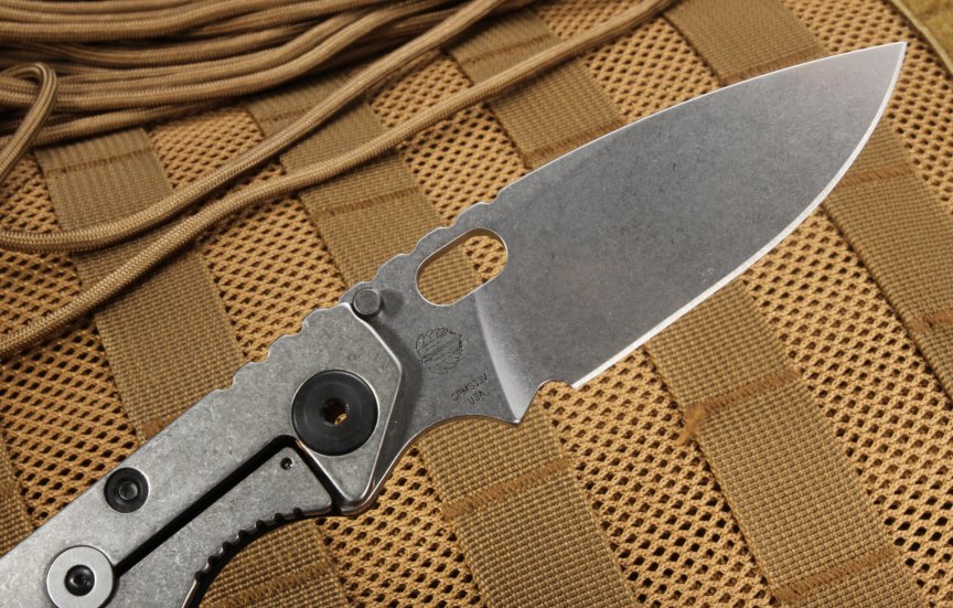 Strider Knives SNG Folder CPM-S30V Stone Washed Black - In Stock