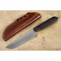 Toor Knives Field 2.0 - Black G-10 - Classic Stone